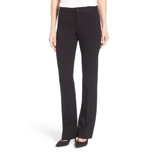 NWT NYDJ 2 Michelle Black Ponte Knit Trouser